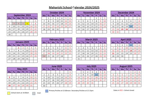 maharishi calendar 2023 2024.